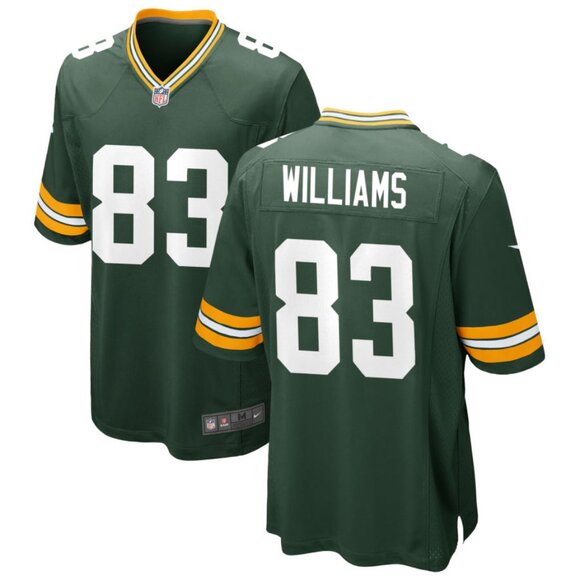 Mens Youths Kids Womens Savion Williams Green Stitched Jersey